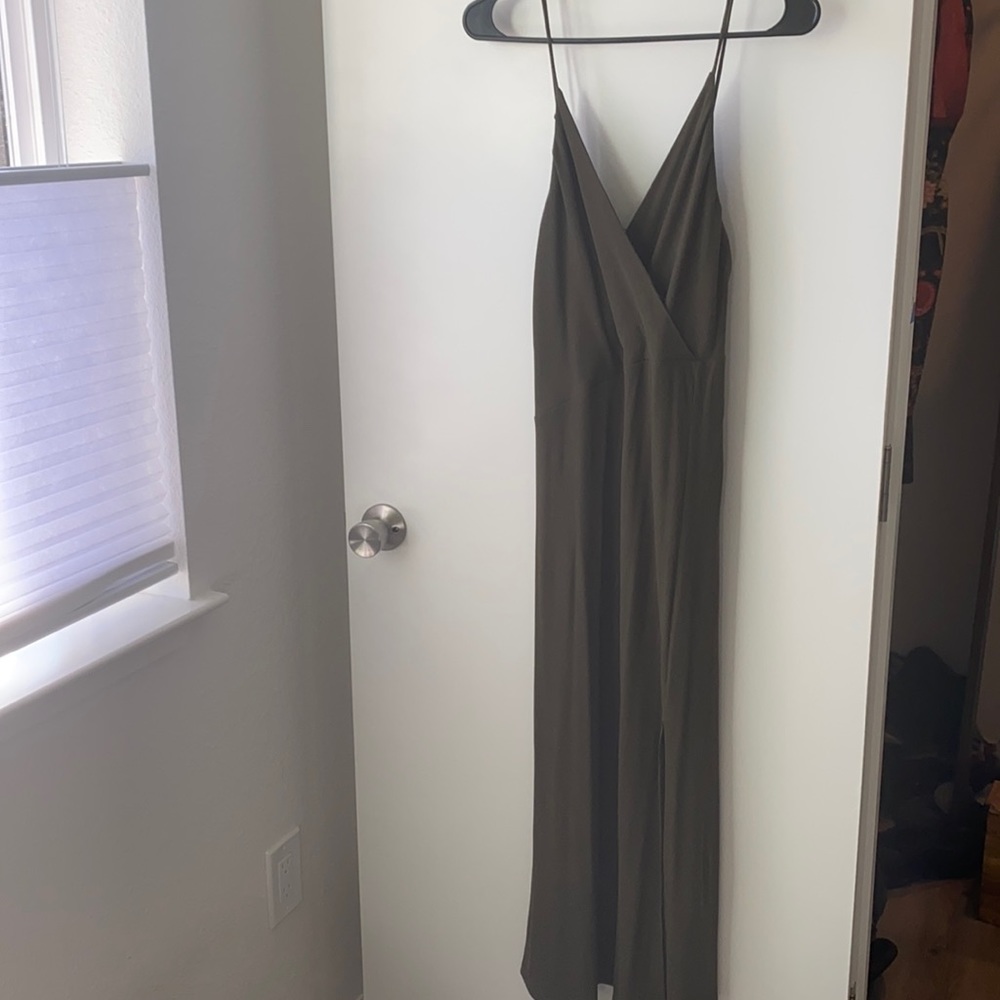Dark green dress